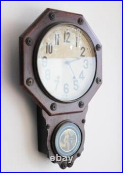 Used Seth Thomas OFFICE No. 2 Wall Clock Antique Regulator Circa 1860 Vintage Used Seth Thomas OFFICE No. 2 Wall Clock Antique Regulator Circa 1860 Vintage