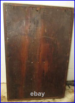 VERY NICE SETH THOMAS OGEE MAHOGANY 8 DAY SPRING MOVEMENT Clock- WORKING