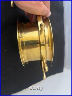 VINTAGE Seth Thomas Helmsman Wheel Clock and Barometer Set-Serviced Excellent VINTAGE Seth Thomas Helmsman Wheel Clock and Barometer Set-Serviced Excellent
