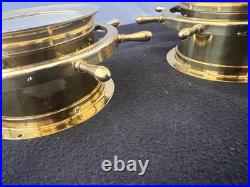 VINTAGE Seth Thomas Helmsman Wheel Clock and Barometer Set-Serviced Excellent VINTAGE Seth Thomas Helmsman Wheel Clock and Barometer Set-Serviced Excellent
