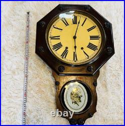 VINTAGE Seth Thomas antique Wall clock US made operation verified