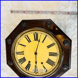 VINTAGE Seth Thomas antique Wall clock US made operation verified