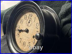 VINTAGE WW11 SETH THOMAS BAKELITE SHIPS CLOCK + Key EXACT TIME! ORIGINAL VINTAGE WW11 SETH THOMAS BAKELITE SHIPS CLOCK + Key EXACT TIME! ORIGINAL