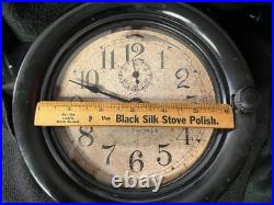 VINTAGE WW11 SETH THOMAS BAKELITE SHIPS CLOCK + Key EXACT TIME! ORIGINAL VINTAGE WW11 SETH THOMAS BAKELITE SHIPS CLOCK + Key EXACT TIME! ORIGINAL