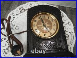 VTG 30'S 40'S Seth Thomas Mantle Clock Antique 6.5''X4.3/8'' MADE IN USA (READ)