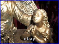 Very Rare, Antique Seth Thomas Angel And Child 1872