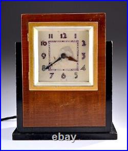 Vintage 1930s Art Deco Hammond Gregory Paul Frankl Era Skyscraper Desk Clock