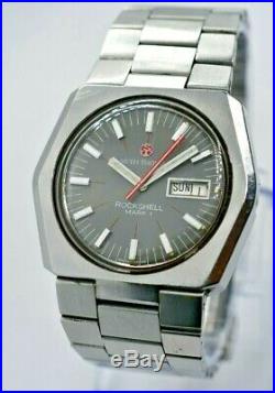 Vintage 1970s Men's Seth Thomas (Roamer) Rockshell Mark 1 Automatic Watch, Swiss