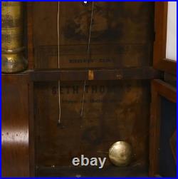 Vintage 19th Century Seth Thomas Triple-Decker Column Mantle Shelf Clock