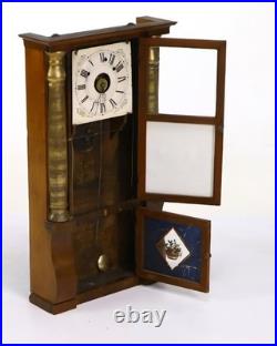 Vintage 19th Century Seth Thomas Triple-Decker Column Mantle Shelf Clock