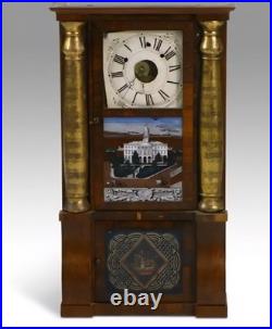 Vintage 19th Century Seth Thomas Triple-Decker Column Mantle Shelf Clock
