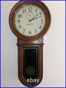 Vintage ANTIQUE SETH THOMAS WEIGHT DRIVEN WALL CLOCK -Untested-parts Or repair