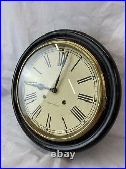 Vintage American Seth Thomas School / Station Clock. Working