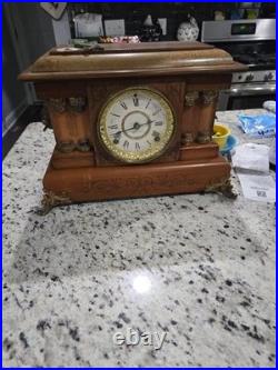 Vintage Antique Seth Thomas #102 Adamantine Mantel or Shelf Clock