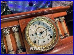 Vintage Antique Seth Thomas Adamantine Mantle Clock