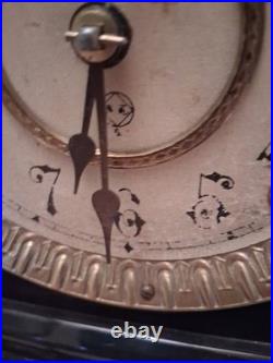 Vintage/ Antique Seth Thomas Adamantine Mantle Clock Works. Beautiful