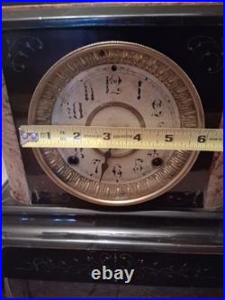 Vintage/ Antique Seth Thomas Adamantine Mantle Clock Works. Beautiful