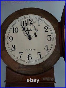 Vintage Antique Seth Thomas Wall Clock