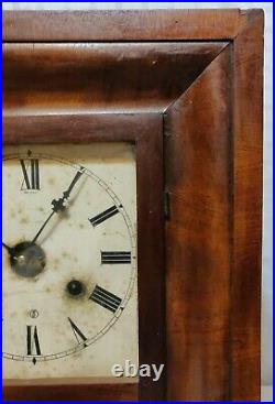 Vintage Antique Seth Thomas clock Thomaston, Conn Weight Driven Works Read Descr