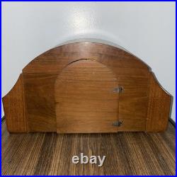 Vintage Art Deco Seth Thomas Mahogany Mantle Clock Working Westminster Chime