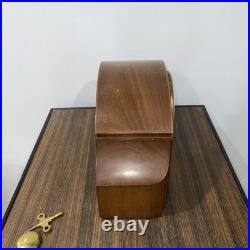Vintage Art Deco Seth Thomas Mahogany Mantle Clock Working Westminster Chime
