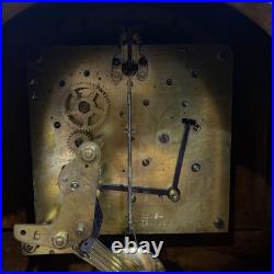 Vintage Art Deco Seth Thomas Mahogany Mantle Clock Working Westminster Chime