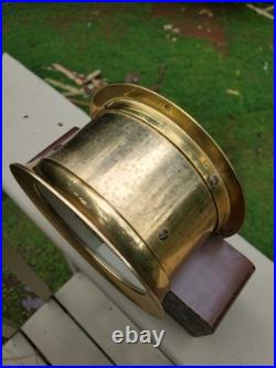 Vintage Brass Seth Thomas Nautical Clock E537-004 Ship Clock Vintage Brass Seth Thomas Nautical Clock E537-004 Ship Clock