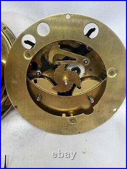 Vintage Brass Seth Thomas Ship's Clock CORSAIR W USA movement, cleaned Lubed Tstd