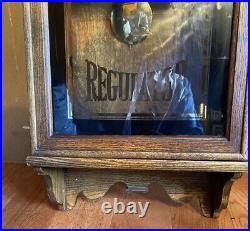 Vintage Howard Miller Oak Wall Clock 612 463