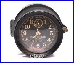 Vintage Mark I Boat Clock U. S. Navy 1941 WW2 WWII Seth Thomas Vintage Mark I Boat Clock U. S. Navy 1941 WW2 WWII Seth Thomas