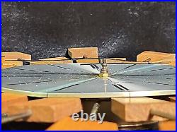 Vintage Mid Century Starburst Wall Clock MCM Seth Thomas Grandeur