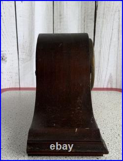 Vintage Plymouth 8-Day Mantel Clock Seth Thomas 4503 Movement Time Strike Works