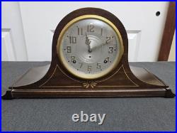Vintage Plymouth Mantel Clock 8-Day Pendulum Working with Key Seth Thomas US