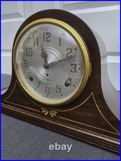 Vintage Plymouth Mantel Clock 8-Day Pendulum Working with Key Seth Thomas US