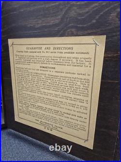 Vintage Plymouth Mantel Clock 8-Day Pendulum Working with Key Seth Thomas US