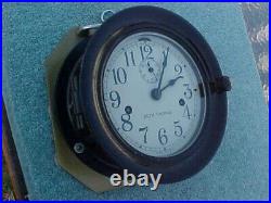 Vintage SETH THOMAS WWll Navy Ships Deck Clock