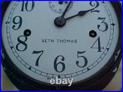 Vintage SETH THOMAS WWll Navy Ships Deck Clock