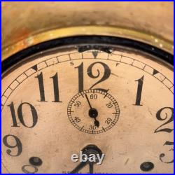 Vintage SETH THOMAS WWll Navy Ships Deck Clock Brass No Key/Untested