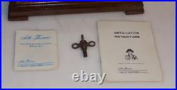 Vintage- SETH THOMAS Wind Up Wood Mantel Clock With Key A403-002 7903