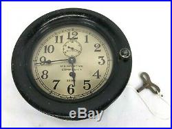 Vintage SS Enid Seth Thomas Maritime Commission Ships Clock