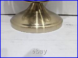 Vintage Seth Thomas 1044 Schooner Solid Brass Gimbal Ships Quartz Clock Works