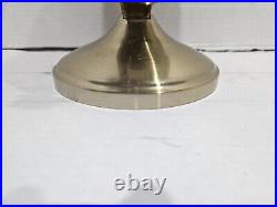 Vintage Seth Thomas 1044 Schooner Solid Brass Gimbal Ships Quartz Clock Works