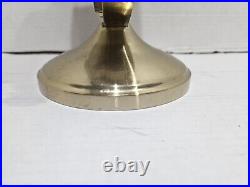 Vintage Seth Thomas 1044 Schooner Solid Brass Gimbal Ships Quartz Clock Works