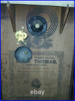 Vintage Seth Thomas 29 Wood Pendulum Wall Clock With Both Keys 29S1B Vintage Seth Thomas 29 Wood Pendulum Wall Clock With Both Keys 29S1B