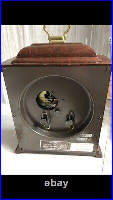 Vintage Seth Thomas 8-Day Key Wound Exeter-W Mantel Clock Model E538-001