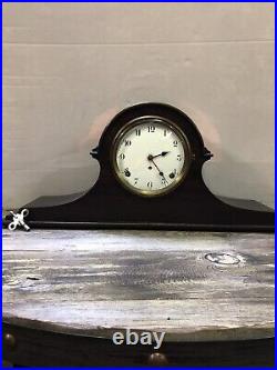 Vintage Seth Thomas 8 Day Springwound Strike Mantle Clock Working