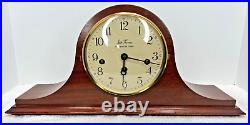 Vintage Seth Thomas 8 Day Woodbury Westminster Chime Mahogany 1302 Mantel Clock