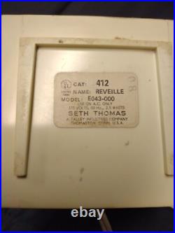 Vintage Seth Thomas American Flag Clock Fully Functional, Free Shipping Vintage Seth Thomas American Flag Clock Fully Functional, Free Shipping