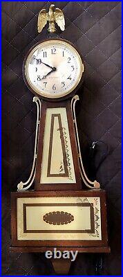 Vintage Seth Thomas Banjo Wall Clock