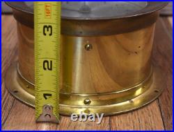 Vintage Seth Thomas Brass Corsair E537-000 Brass Ship Clock